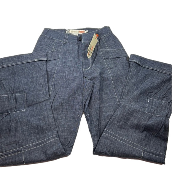 Parasuco Denim - Vintage Y2K Parasuco Deadstock Flared Cargo Jeans